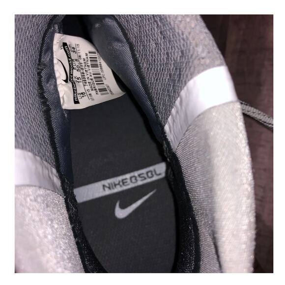 Nike Huarache Gray White 2K Filth High Top Baseball Cleats Mens 16 Metal Spikes main image 4
